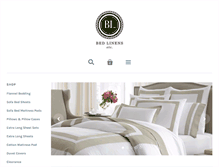 Tablet Screenshot of bedlinensetc.com